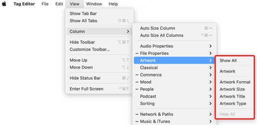 Tag Editor for Mac - Artwork Properties